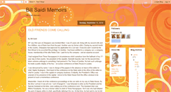 Desktop Screenshot of billsaidimemoirs.blogspot.com