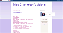 Desktop Screenshot of misschameleonsvisions.blogspot.com