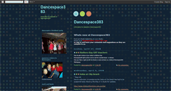 Desktop Screenshot of dancespace383.blogspot.com