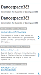 Mobile Screenshot of dancespace383.blogspot.com