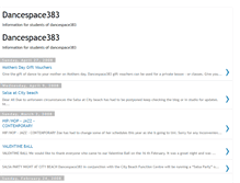 Tablet Screenshot of dancespace383.blogspot.com