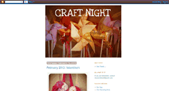 Desktop Screenshot of itscraftnight.blogspot.com