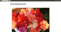 Desktop Screenshot of mickaspepparbacke.blogspot.com