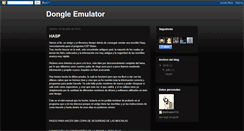 Desktop Screenshot of dongleemulator.blogspot.com