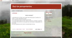 Desktop Screenshot of bauldelospensamientos.blogspot.com