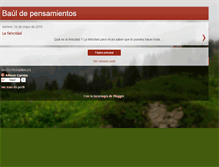 Tablet Screenshot of bauldelospensamientos.blogspot.com