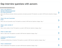 Tablet Screenshot of oopupdatedquestions.blogspot.com