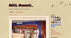 Desktop Screenshot of mgulmoments.blogspot.com