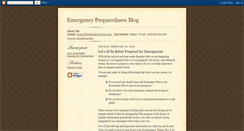 Desktop Screenshot of emergencypreparednes.blogspot.com