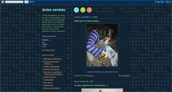 Desktop Screenshot of doblesentido.blogspot.com