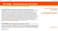 Desktop Screenshot of pozycjonowanie-wroclaw.blogspot.com