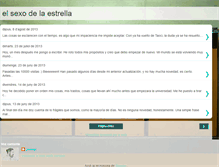 Tablet Screenshot of elsexodelaestrella.blogspot.com