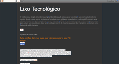 Desktop Screenshot of lixotecnologico.blogspot.com