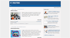 Desktop Screenshot of espaco-tecnico.blogspot.com
