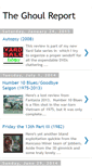 Mobile Screenshot of ghoulreport.blogspot.com