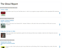 Tablet Screenshot of ghoulreport.blogspot.com