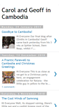 Mobile Screenshot of carolandgeoffincambodia.blogspot.com
