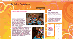 Desktop Screenshot of birthdaypartymom.blogspot.com