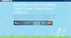 Desktop Screenshot of dindasheevagreatweddingcakes.blogspot.com