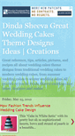 Mobile Screenshot of dindasheevagreatweddingcakes.blogspot.com