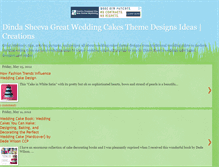 Tablet Screenshot of dindasheevagreatweddingcakes.blogspot.com