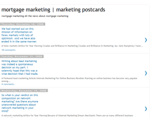 Tablet Screenshot of mortgage-marketing-6.blogspot.com