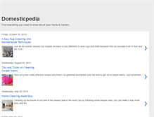 Tablet Screenshot of domesticpedia.blogspot.com
