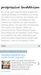 Mobile Screenshot of progressivebuddhism.blogspot.com