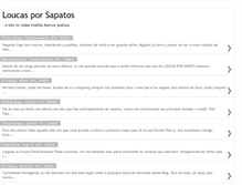 Tablet Screenshot of loucasporsapato.blogspot.com