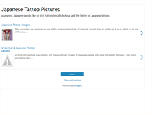 Tablet Screenshot of japan-tattoo-pic.blogspot.com