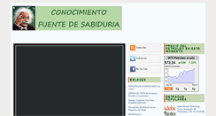 Desktop Screenshot of conocimientofuentedesabiduria.blogspot.com