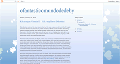 Desktop Screenshot of ofantasticomundodedeby.blogspot.com