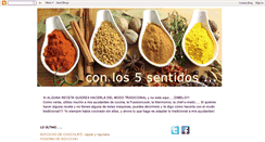Desktop Screenshot of conlos5sentidos.blogspot.com