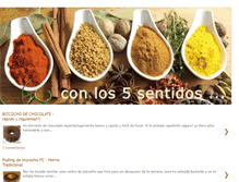 Tablet Screenshot of conlos5sentidos.blogspot.com