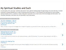 Tablet Screenshot of myspiritualstudies.blogspot.com