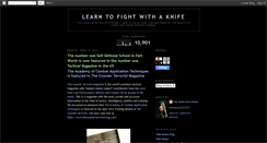 Desktop Screenshot of knifecombat.blogspot.com