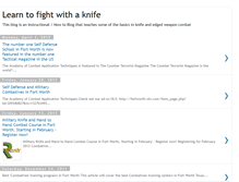Tablet Screenshot of knifecombat.blogspot.com