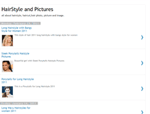Tablet Screenshot of hairstyleandpictures.blogspot.com