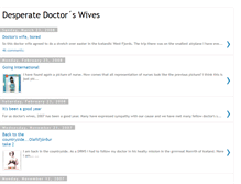 Tablet Screenshot of desperatedoctorswives.blogspot.com