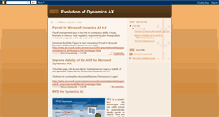 Desktop Screenshot of dynamicsevolution.blogspot.com