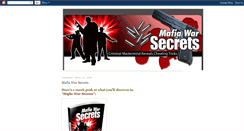 Desktop Screenshot of mafiawarsecrets.blogspot.com