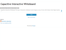 Tablet Screenshot of capacitive-whiteboard.blogspot.com