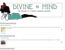 Tablet Screenshot of divineinmind.blogspot.com