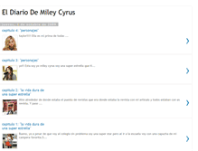 Tablet Screenshot of eldiariodemileycyrus.blogspot.com