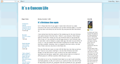 Desktop Screenshot of itsacancunlife.blogspot.com