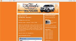 Desktop Screenshot of drivetothefinals.blogspot.com