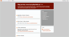 Desktop Screenshot of kursydlaciebie.blogspot.com