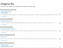 Tablet Screenshot of gregoriusrex.blogspot.com