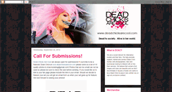 Desktop Screenshot of deadchicksarecool.blogspot.com