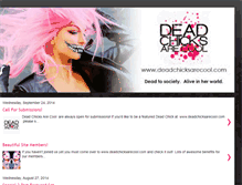 Tablet Screenshot of deadchicksarecool.blogspot.com